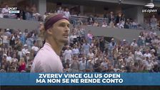 Zverev non sa di aver vinto