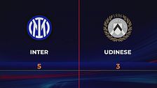 Inter-Udinese 5-3: gli highlights