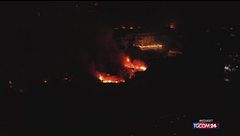 Divampano le fiamme in Costiera Amalfitana