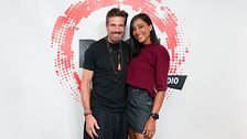 Juliana Moreira ed Edoardo Stoppa a R101