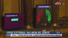 Breaking News delle 17.00 | Legge elettorale, via libera del Senato