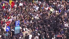 Bucarest, scontri con la polizia alla manifestazione degli agricoltori