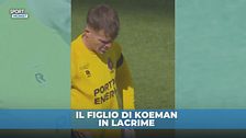 Koeman jr si commuove durante il tributo alla madre tragicamente scomparsa