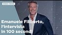Emanuele Filiberto, l'intervista in 100 secondi