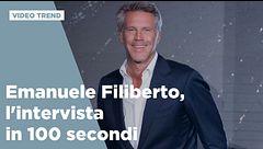 Emanuele Filiberto, l'intervista in 100 secondi