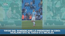 Haaland, botta e risposta con i tifosi del Sunderland