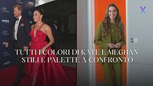 Tutti i colori di Kate Middleton e Meghan Markle. Stili e palette a confronto