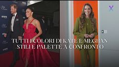 Tutti i colori di Kate Middleton e Meghan Markle. Stili e palette a confronto