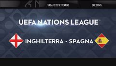 Inizia la Nations League con Inghilterra-Spagna