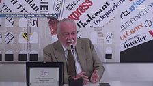 De Laurentiis: "Cardinale? Volevo buttarlo fuori!"