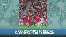 David incontenibile: gol decisivo anche nel Canada con dedica speciale
