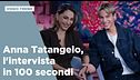 Anna Tatangelo, l'intervista in 100 secondi