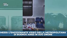 La metropolitana di Buenos Aires omaggia Messi