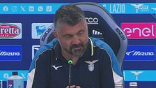 Lazio, Gattuso: "La squadra sta bene, avanti con umiltà"