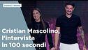 Cristian Mascolino, l'intervista in 100 secondi