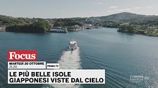 Le più belle isole giapponesi viste dal cielo