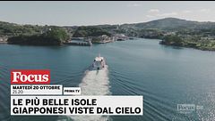 Le più belle isole giapponesi viste dal cielo