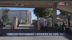 Breaking News delle 21.30 | Concluso positivamente l'intervento del Papa