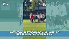 Pavlovic festeggiato per il rinnovo