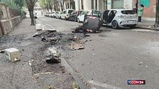 Verona, alcuni studenti incendiano dei cassonetti durante le proteste