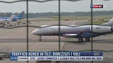 Breaking News delle 14.00 | Traffico aereo in tilt, dimezzati i voli