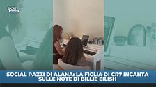 La figlia di CR7 incanta sulle note di Billie Eilish