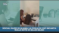 La figlia di CR7 incanta sulle note di Billie Eilish