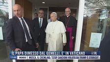 Breaking News delle 17.00 | Il Papa dimesso dal Gemelli, è in Vaticano