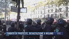Breaking News delle 21.30 | Sabato di proteste, devastazione a Milano