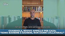Guardiola: appello per i bambini di Gaza