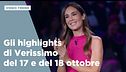 Gli highlights di Verissimo del 17 e del 18 ottobre