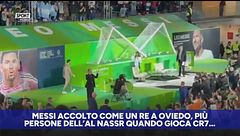 Messi accolto come un re a Oviedo: c'è più pubblico di quando gioca CR7…