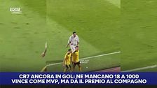 CR7 ancora a segno, vince il premio MVP ma lo cede al compagno