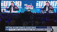 Breaking News delle 17.00 | Salvini riconfermato segretario