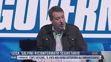 Breaking News delle 18.00 | Lega, Salvini riconfermato segretario