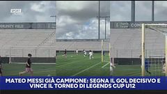 Mateo Messi già campione: segna gol vittoria e vince torneo U12