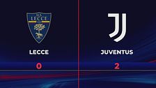 Lecce-Juventus 0-2: gli highlights