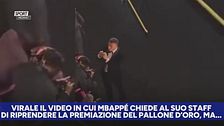 Mbappé ci credeva al Pallone d'Oro: il video è virale