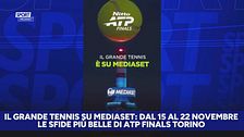 Il grande tennis su Mediaset: lo spettacolo di Torino in chiaro