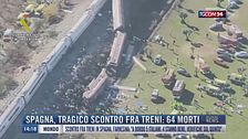 Breaking News delle 14.00 | Spagna, tragico scontro fra treni: 64 morti