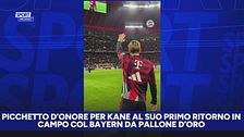 Bayern: picchetto d'onore per Kane
