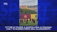 Tragedia Toledo, il Barcellona omaggia le vittime