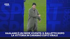 Haaland meme vivente, il balletto è virale