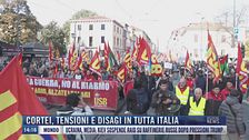 Breaking News delle 14.00 | Cortei, tensioni e disagi in tutta Italia