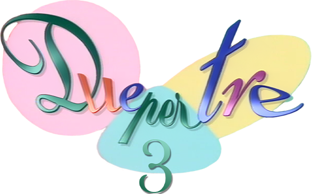 Due per tre 3 logo