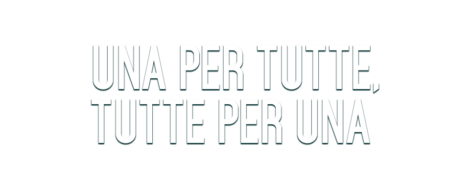 Una per tutte, tutte per una (Piccole donne) logo
