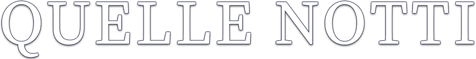 Quelle notti logo