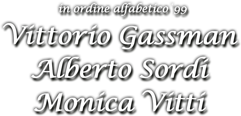 In ordine alfabetico '99 logo