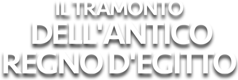 Il tramonto dell'antico regno d'Egitto logo